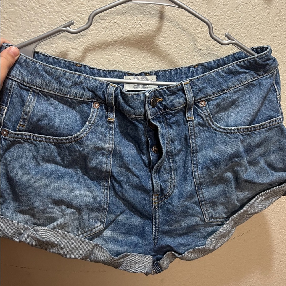 We The Free Denim Blue Jean Shorts